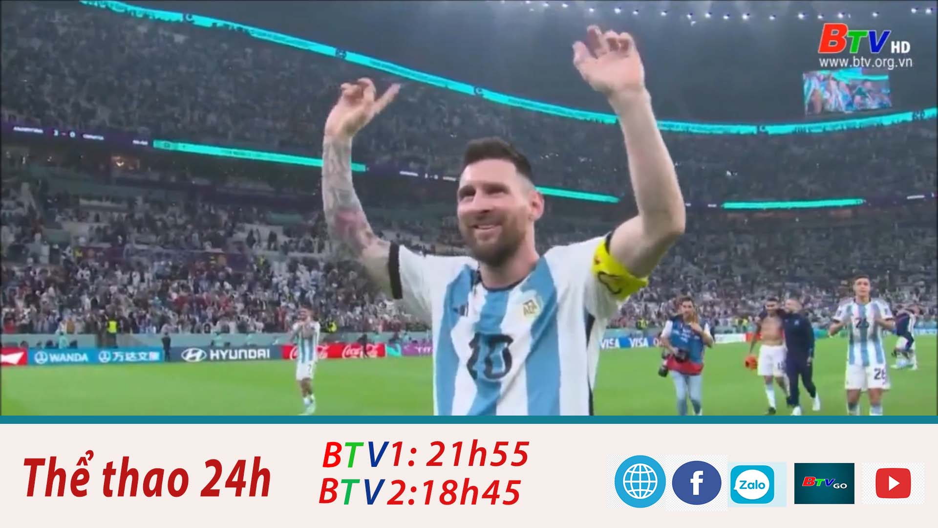 Tuyển Argentina vào chung kết World Cup 2022